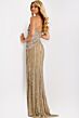 Jovani 48539 Scalloped Keyhole Neckline Strapless Dress