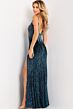 Jovani 48552 Spaghetti Strap Sweetheart Keyhole Neckline Dress