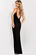 Jovani 48557 Cowl Neckline Beaded Dress