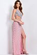 Jovani 48563 Slit Skirt One Shoulder Dress