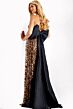 Jovani 48651 Bow Train Leopard Sequin Dress