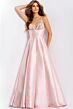 Jovani 48732 Beaded Bust Spaghetti Strap Dress