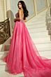 Jovani 48906 Beaded Bodice Basque Waist Dress