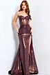 Jovani 48971 High Slit Sweetheart Keyhole Neckline Dress