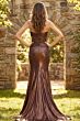 Jovani 48971 High Slit Sweetheart Keyhole Neckline Dress