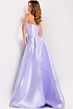 Jovani 49196 Bow Accent Peek-A-Boo Sweetheart Neckline Dress