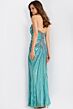 Jovani 49224 Plunging Neckline Beaded Dress