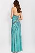 Jovani 49224 Plunging Neckline Beaded Dress
