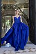 Jovani 49247 High Slit Beaded Bodice Strapless Dress