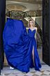 Jovani 49247 High Slit Beaded Bodice Strapless Dress