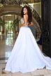 Jovani 49247 High Slit Beaded Bodice Strapless Dress