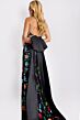 Jovani 49251 Halter Keyhole Neck Floral Sequin Dress