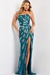 Jovani 49258 Sweep Train Sweetheart Neckline Dress