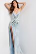 Jovani 49262 Pointed Sweetheart Neckline Embellished Dress