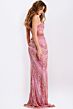 Jovani 49266 Side Cutout Choker Halter Neckline Dress