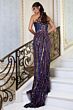 Jovani 49270 Plunging Pointed Sweetheart Neckline Strapless Dress