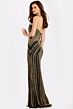 Jovani 49290 Plunging Neckline Embellished Dress