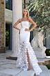 Jovani 49344 High Slit Hot-Fix Dress