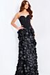 Jovani 49384 Strapless Sweetheart Neckline 3D Layered Skirt Dress
