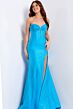 Jovani 49414 Plunging Strapless Sweetheart Neckline Fitted Top Dress