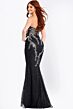 Jovani 49658 Illusion Corset Beaded Lace Dress