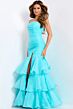Jovani 49667 Strapless Neckline Ruched Bodice Mermaid Dress