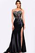 Jovani 49720 Strapless Sweetheart Neckline Embellished Bodice Dress