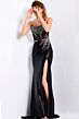 Jovani 49720 Strapless Sweetheart Neckline Embellished Bodice Dress