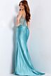 Jovani 49721 Illusion Corset Bodice Lace-Up Back Dress