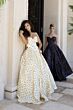 Jovani 49775 Polka Dot Corset-Style Bodice Strapless Neckline Dress