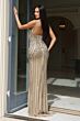 Jovani 49810 Sweetheart Keyhole Neckline Backless Embellished Dress