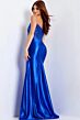 Jovani 49859 Embroidered Corset Slit Skirt Dress