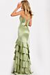 Jovani 49869 Strapless Sweetheart Neckline Lace-Up Back Dress