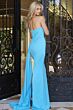 Jovani 50280 Draped Bodice Strapless Dress