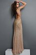 Jovani 50284 Spaghetti Straps High Slit Embellished Dress