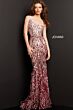 Jovani 06469 One Shoulder Sequin Dress