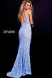 Jovani 48994 V-Neck Lace Prom Dress