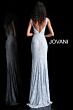 Jovani 48994 V-Neck Lace Prom Dress