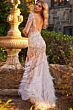 Jovani 37580 Feather Skirt Pageant Dress