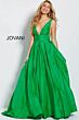 Jovani 54812 V-Neck A-line Prom Dress