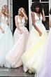 Jovani 55634 V-Neck A-line Long Party Dress