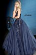 Jovani 55634 V-Neck A-line Long Party Dress