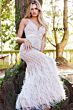 Jovani 55796 Feather Skirt Formal Dress