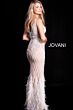 Jovani 55796 Feather Skirt Formal Dress