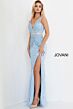 Jovani 55796 Feather Skirt Formal Dress