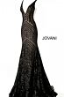 Jovani 59762 Plunging Neckline Prom Gown