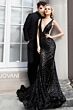 Jovani 59762 Plunging Neckline Prom Gown