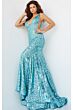 Jovani 59762 Plunging Neckline Prom Gown