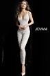 Jovani 60010 Beaded Formal Jumpsuit with Overskirt