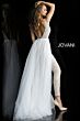 Jovani 60010 Beaded Formal Jumpsuit with Overskirt